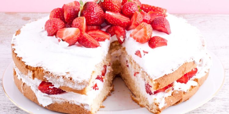 bolo cake de leite Ninho