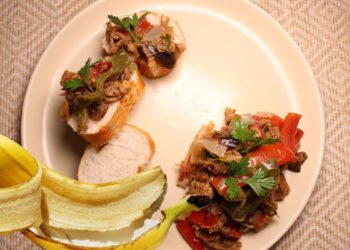 carne de casca de banana