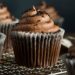 cupcake de chocolate