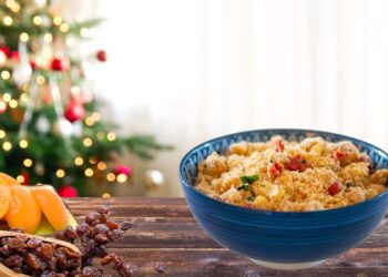 farofa úmida de Natal