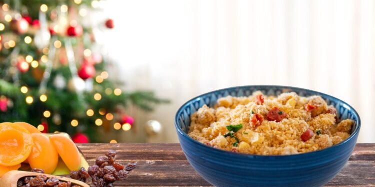 farofa úmida de Natal