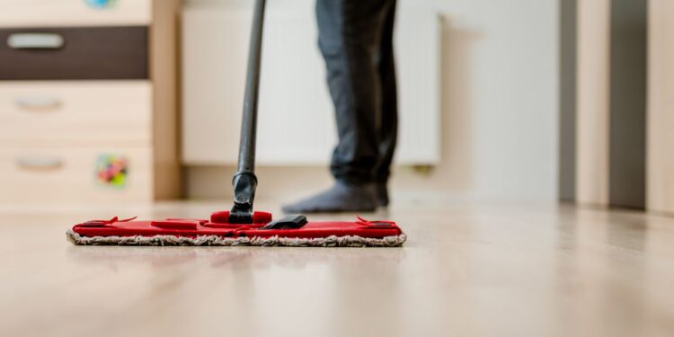 limpa piso de madeira