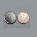 moeda de 5 e 50 centavos