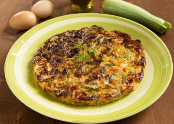 omelete de abobrinha