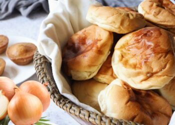 pão de cebola de liquidificador