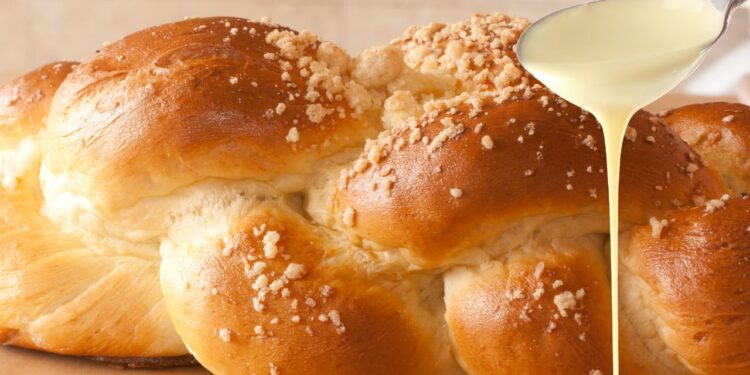 pão de leite condensado