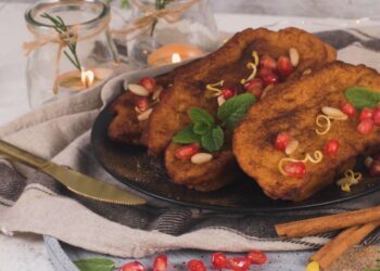 rabanada tradicional de Natal,