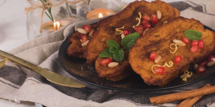 rabanada tradicional de Natal,