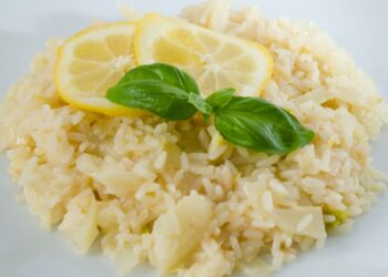risoto de limão-siciliano
