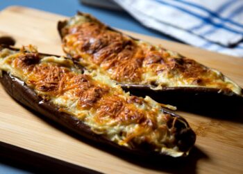 berinjela coreana recheada