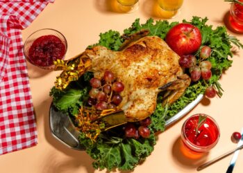 chester assado de Natal