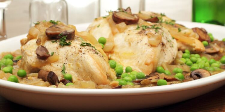 fricassé de frango francês