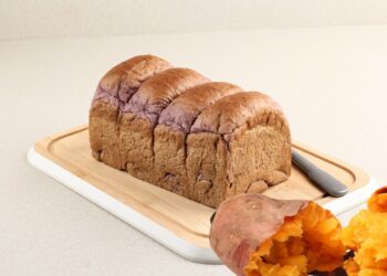 pão caseiro de batata-doce