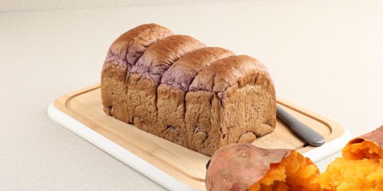 pão caseiro de batata-doce