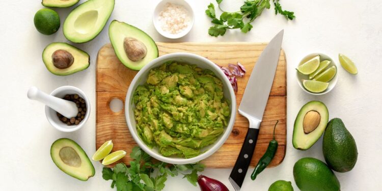 receita de guacamole