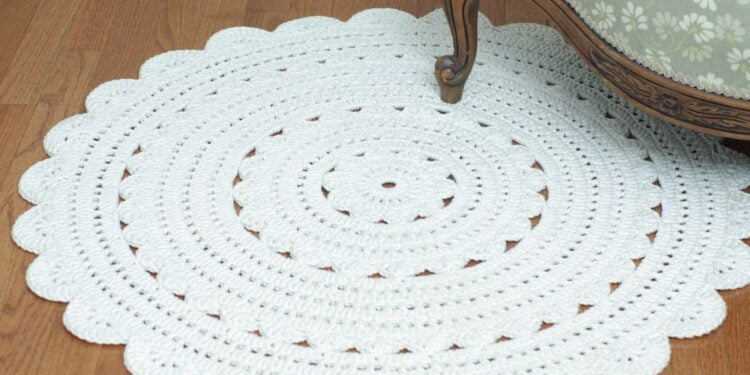 Como lavar tapete de crochê sem entortar?