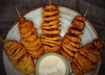 batata frita em espiral
