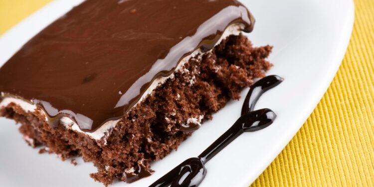 bolo de chocolate de 1 ovo só