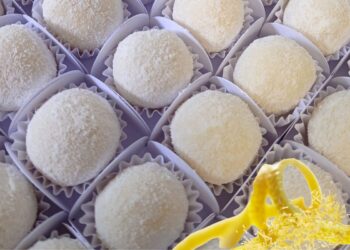 bombom de leite Ninho com limão