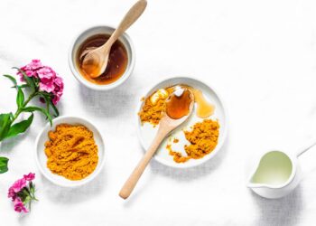 colágeno caseiro de açafrão