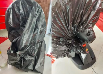 Aprenda a LIMPAR ventilador com saco de forma bem rápida