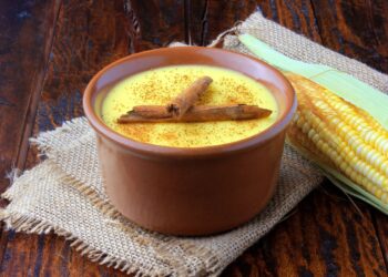 curau de milho-verde