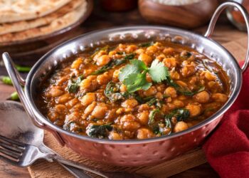 curry de grão-de-bic