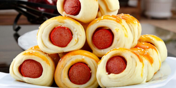 enroladinho de salsicha