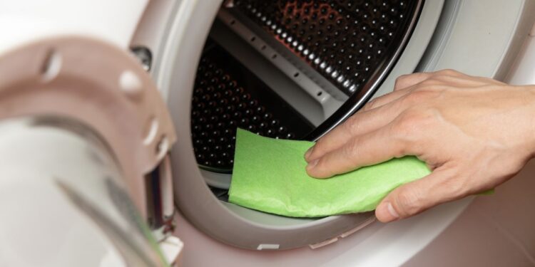 limpar a máquina de lavar