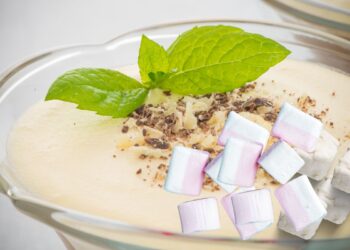 mousse de leite Ninho com marshmallow fini