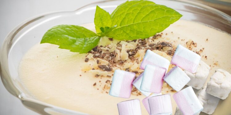 mousse de leite Ninho com marshmallow fini