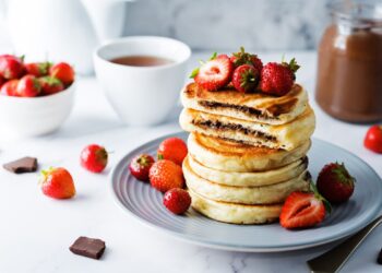 panquequinhas rápidas com Nutella