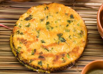 pão de flocão de frigideira