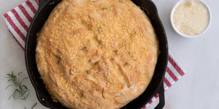 pão de maisena de frigideira