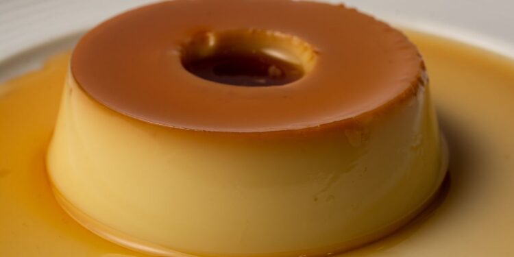 pudim de padaria