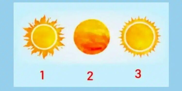Teste Rápido: o sol que você escolhe primeiro revela sobre a sua energia na vida