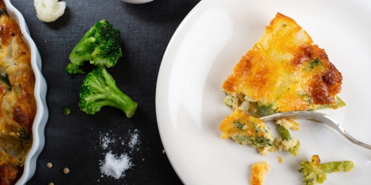 torta de liquidificador low carb