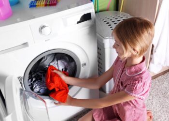 vinagre na máquina de lavar roupa