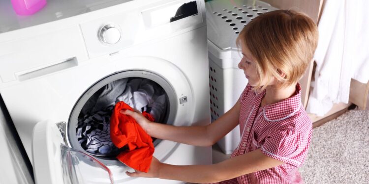 vinagre na máquina de lavar roupa