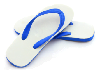 Como deixar chinelo branco como novo?