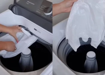Truque essencial para lavar roupas na máquina de lavar