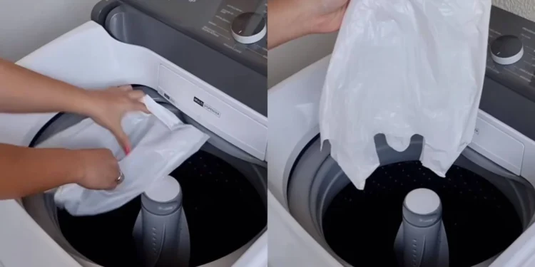 Truque essencial para lavar roupas na máquina de lavar