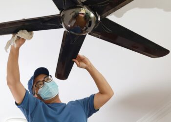 Veja como limpar o ventilador de teto facilmente!