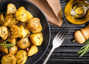 batatinhas na panela de pressão