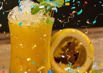 bebida de maracujá cremosa - Carnaval