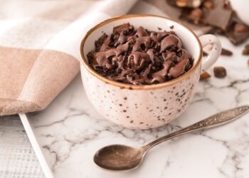 bolo de caneca saudável