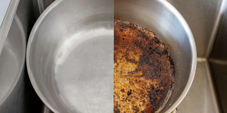 Como limpar panelas queimadas: Método eficiente e prático!