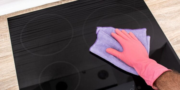 limpar cooktop