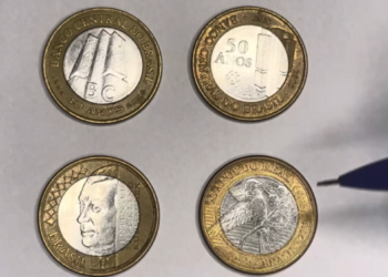 4 Moedas de 1 REAL comemorativas que podem valer 13 MIL