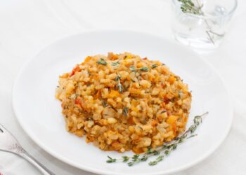 risoto de atum e palmito